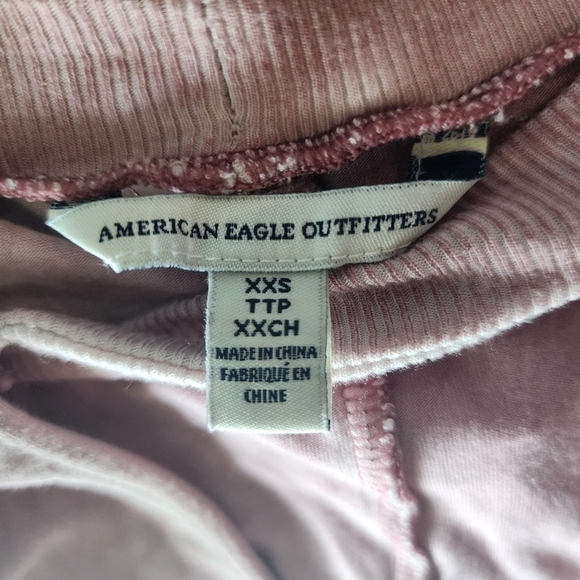 American Eagle AEO Pink Keyhole Tank Dress Dusty Rose Women's XXS Soft Flowy EUC - Picture 9 of 10